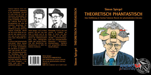 Simon Spiegel: »Theoretisch Phantastisch – Eine Einführung in Tzvetan Todorovs Theorie der phantastischen Literatur«.